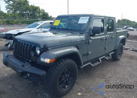 2021 Jeep Gladiator Willys Sport 4X4 from USA, damaged, VIN 1C6HJTAG7ML513528